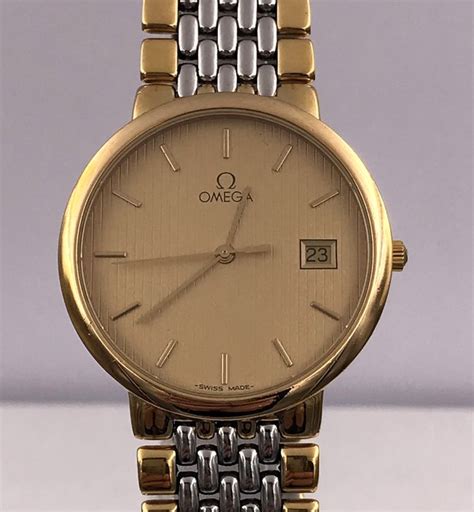 omega deville quartz 1980|omega deville quartz vintage watch.